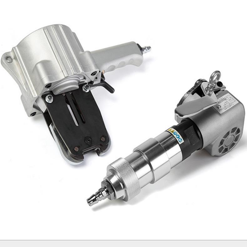 气动钢带打包机分体式铁皮自动收紧机16-32宽用手提捆扎机