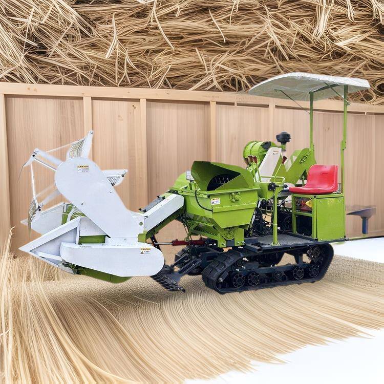 大豆联合收割机履带式4LZ-1.0带25马力菜籽收获机山区适用