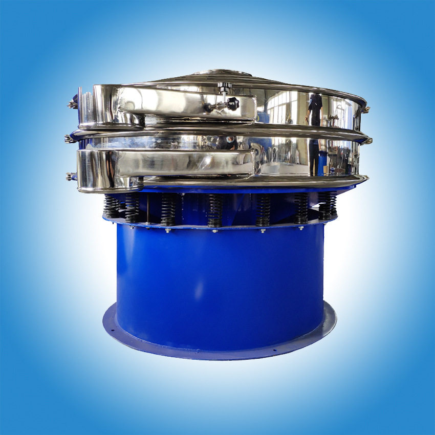 海藻提取液除杂质过滤筛海草脱水轻型高频筛固液分离圆形振动筛