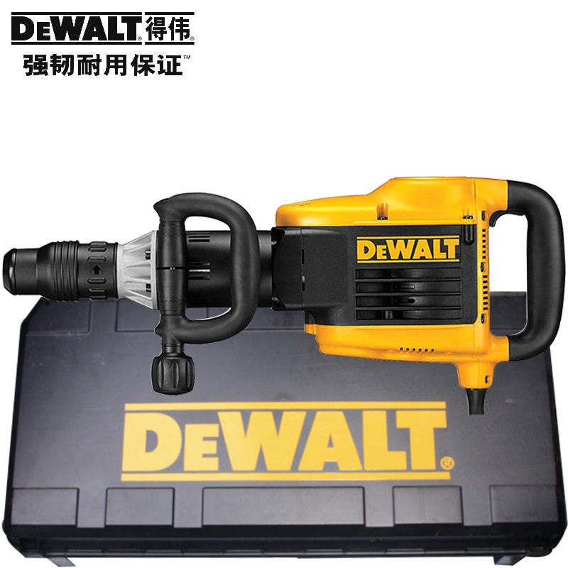 得伟DEWALT工业级大功率带减震电镐水泥混凝土凿破机D25899K