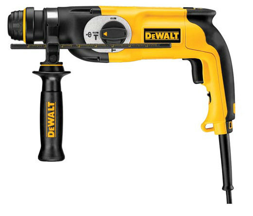 得伟(DEWALT)26mm800W可调速三功能四坑冲击电锤钻D25123K