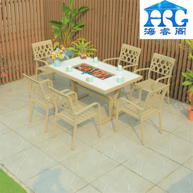 室外餐椅组合 室外阳台小茶几 桌椅套件