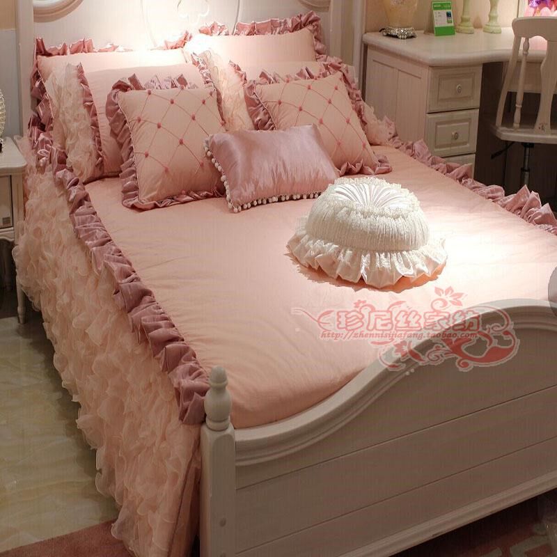 欧式儿童公主风床上用品十件套件奢华婚庆乔O迁样板房床品多件套