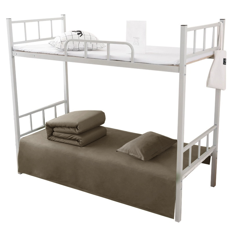 三件套学生军训床上用品被套被褥套装宿舍军绿床单被罩单人