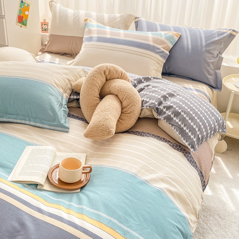 全棉被套单件100%纯棉斜纹双人180cm学生单人被罩女150x200x230cm