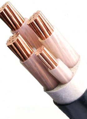 国标V150 Y方燃JL22阻95 三相四线电缆3线VV2*平YJV+铜芯YJV2*L