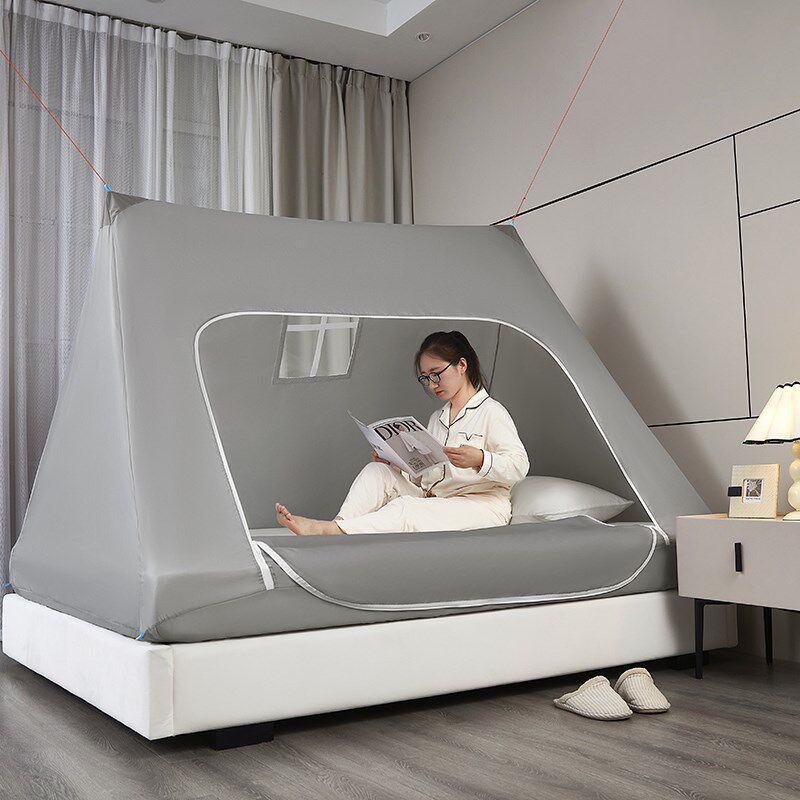 酒店防窥帐篷户外便携式蒙古包全包围带J遮光帘护隐私家用卧室蚊