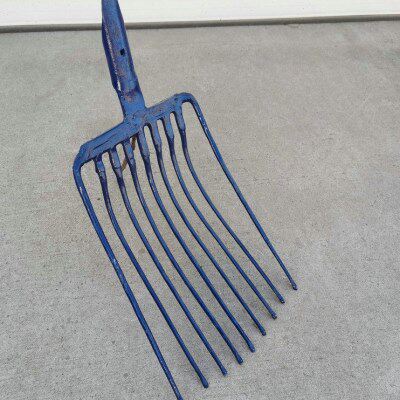 叉子农用草叉子粪粪叉工具农具实心大号牛粪九齿钢叉铁叉煤叉大全