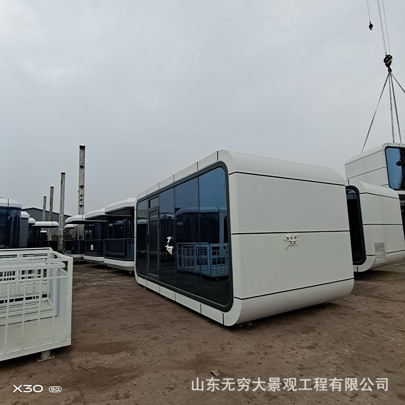 网红集装箱房屋 模块化盒子结构景区特色商店 商业街商铺集装箱