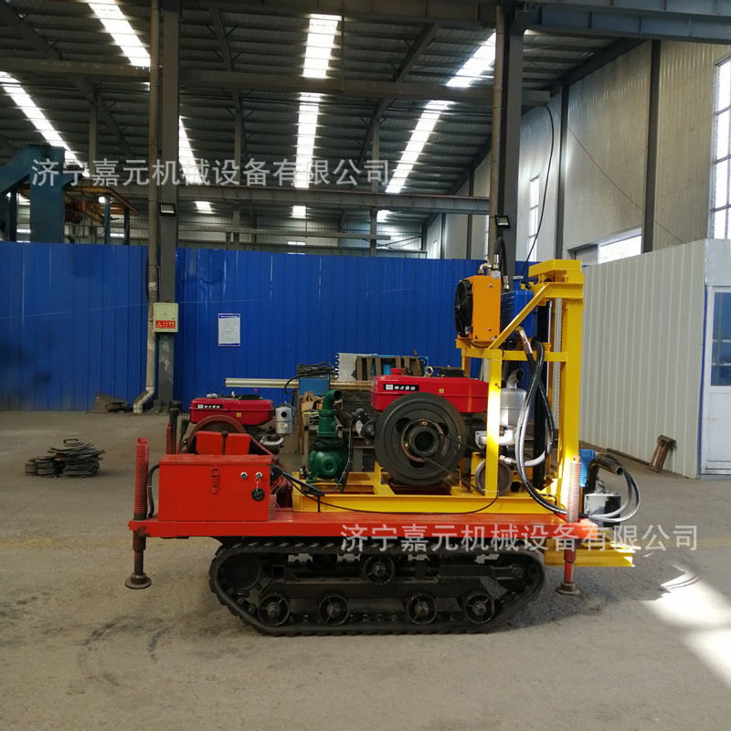 履带全自动液压打井机 大口径钻井设备 家用便携式百米水井钻机