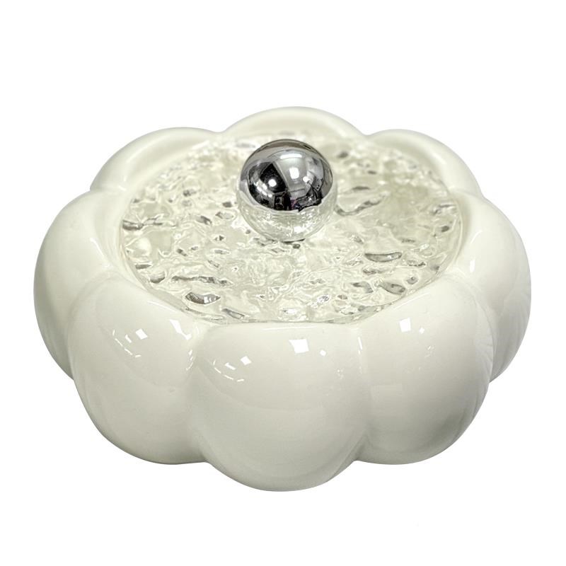 轻奢灰陶瓷盖烟缸带防厅飞u灰家用客办公室烟缸创柏斯林意高端大