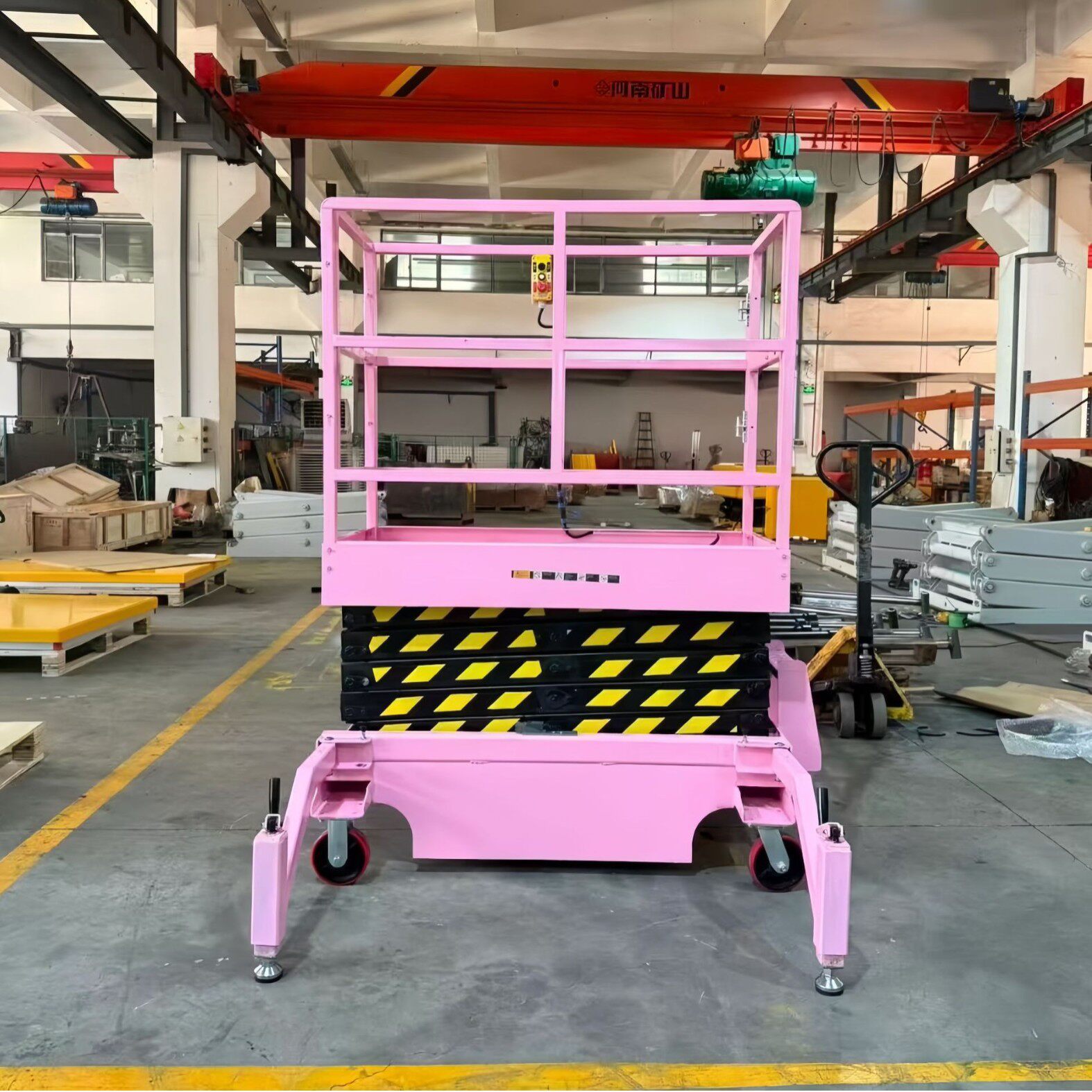 普尔夫移动升降平台电动升降机固定剪刀叉高空作业液压小型平台车