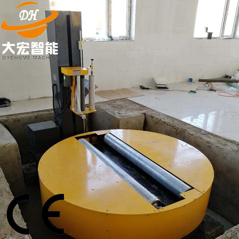 纸卷无纺布缠绕包装机厂家二次元打包机造纸厂用缠膜机圆筒缠绕机