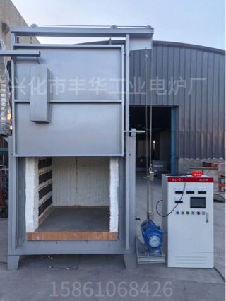 大型升降台车炉淬火炉电动台车回火炉高温热处理炉台车式电阻炉