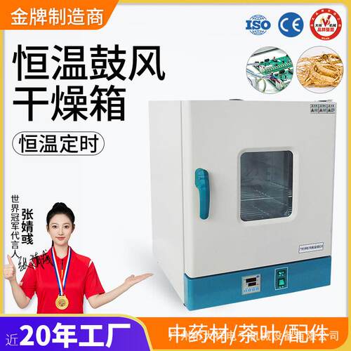 大祥 101-2BS电热鼓风数显定时恒温烘烤箱种子药材颗粒药丸干燥机
