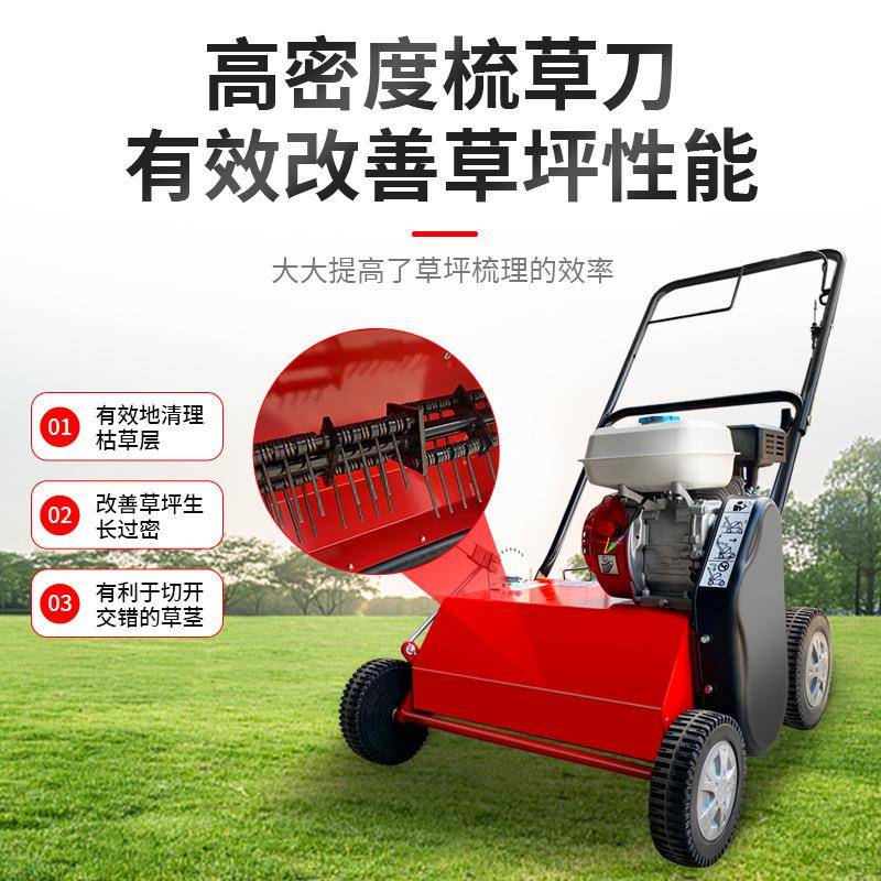 天然草坪梳草机 人造草坪梳理机 草坪草皮保养机 增加草坪通气性