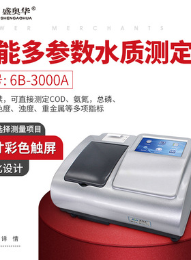 ASH/盛奥华6B-3000A智能多参数水质测定仪多功能高效水质检测