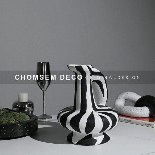 现代简约家居软装艺术陶瓷花器花摆件样板间民宿客厅餐桌花瓶摆件,家居饰品,花瓶,淘宝优惠券,粉丝福利购,淘宝优惠卷