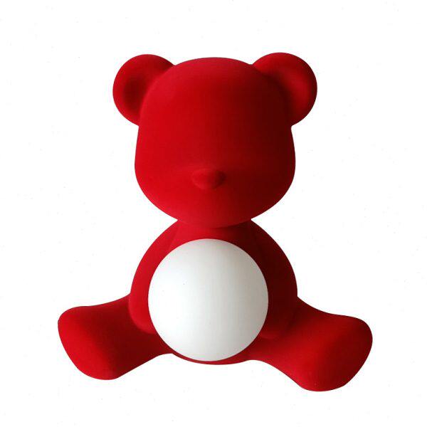 卡通女孩房 可爱儿童房ins泰迪熊台灯温馨书桌床卧室头装饰公主