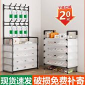 架盒 架子多层一体防尘卧室衣架简易鞋 浴室收纳门口家用鞋 柜宿舍鞋