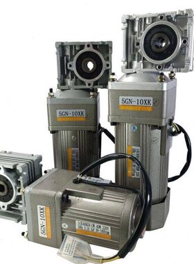 减速电机转V3/RV 075400-W30大0级速8 W二220速比慢V40涡轮蜗杆