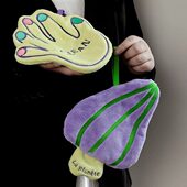 女挂式 可爱擦手巾擦儿童卡通厨房多吸水速干快速巴胺卫生间毛巾手