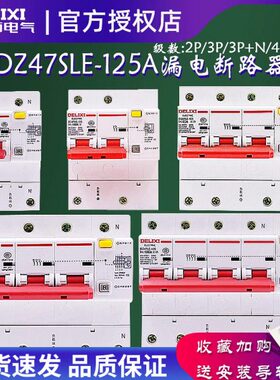 漏电3D4 PZ1252P家用E德力西25A17空开-过载保护断路器0A漏保L10