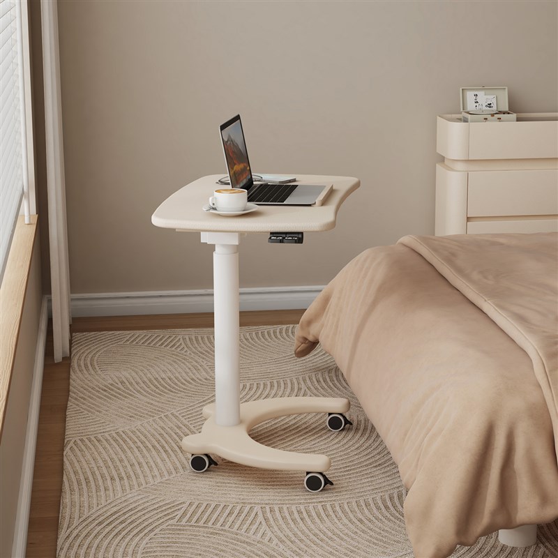 可移动升降老人床上吃饭专用桌坐月子G床边护理桌病房陪护桌全实