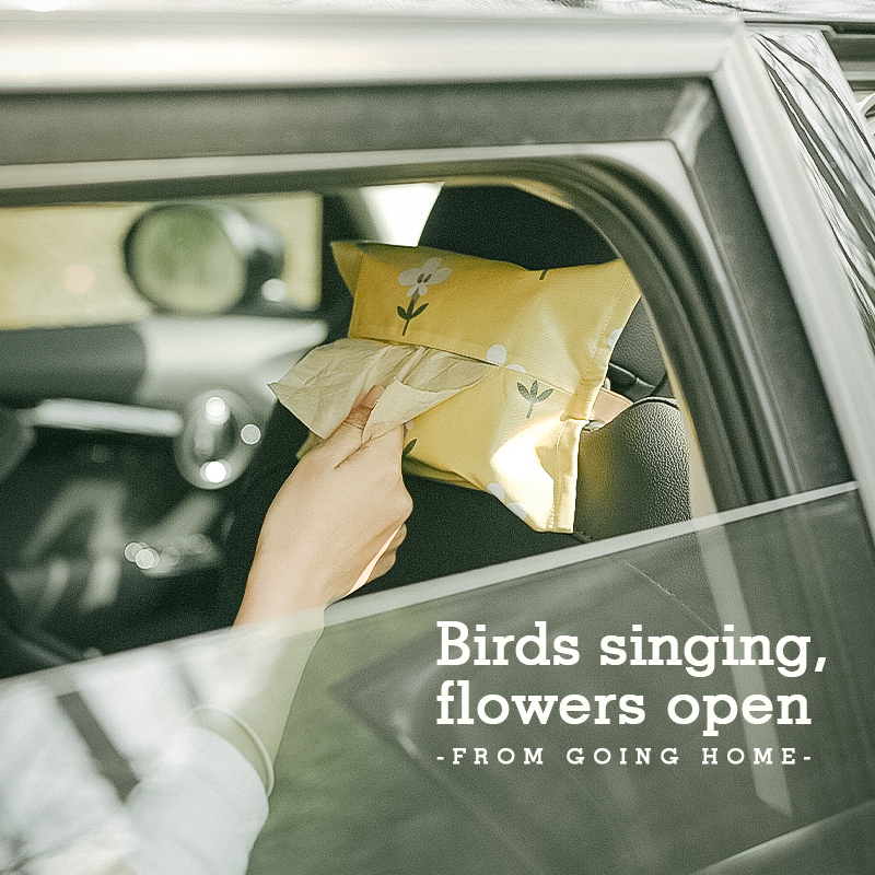 清新布艺车载纸巾k挂袋汽车车内z专用座椅后背挂式抽纸盒车用收纳