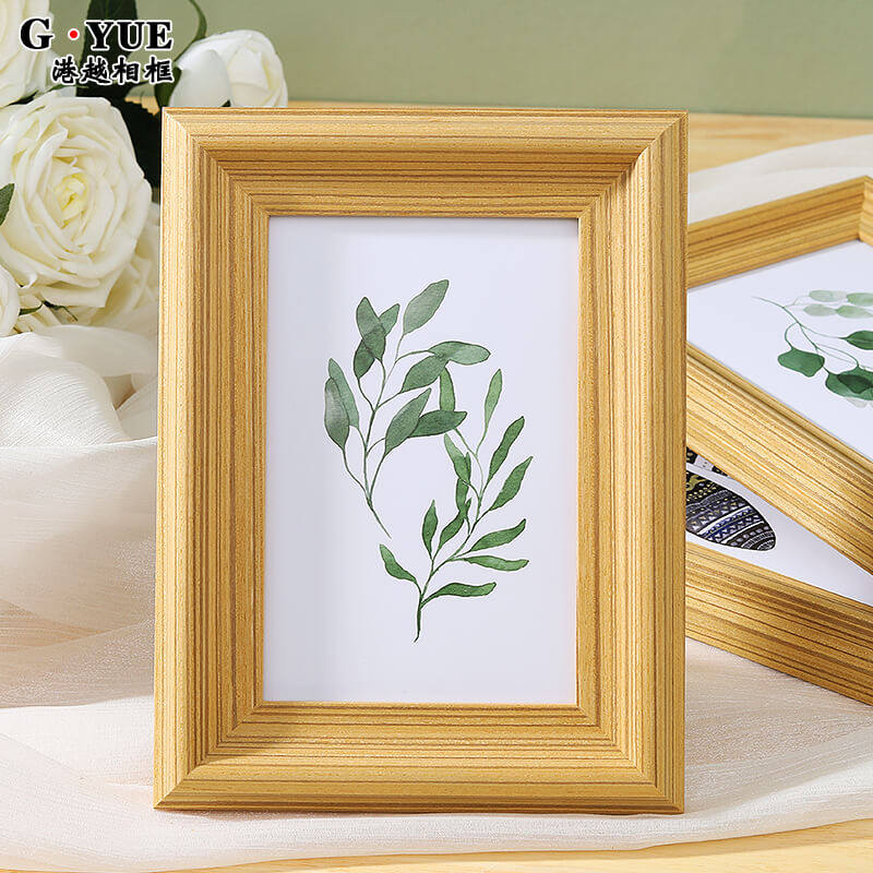 轻奢相框摆台定制个性创意6 7 8 10 12寸横版竖版实X木照片框挂墙