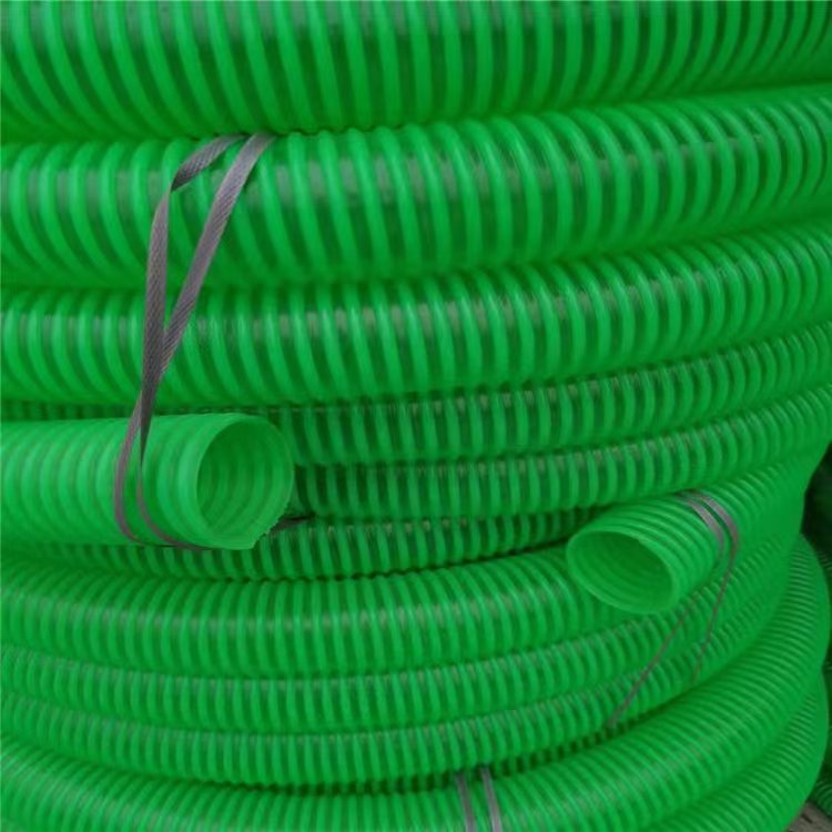 大口径牛筋管水泵抽吸污水输送软管抗腐蚀L 加厚吸粮机专用牛筋管