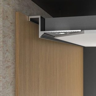 悬浮吊顶收口黑色收边条阳角金属条腻子修边压条封边条装饰条包边