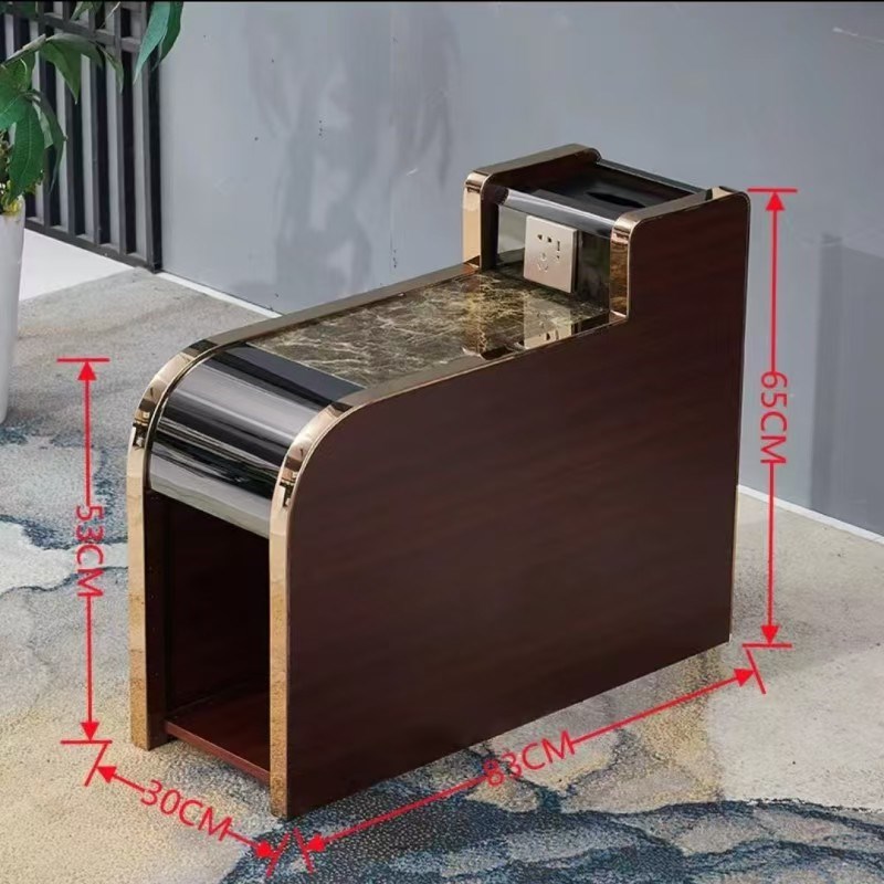 足疗沙发柜茶几边角经济型桑拿按摩浴场柜小足浴洗脚Y柜美甲美容