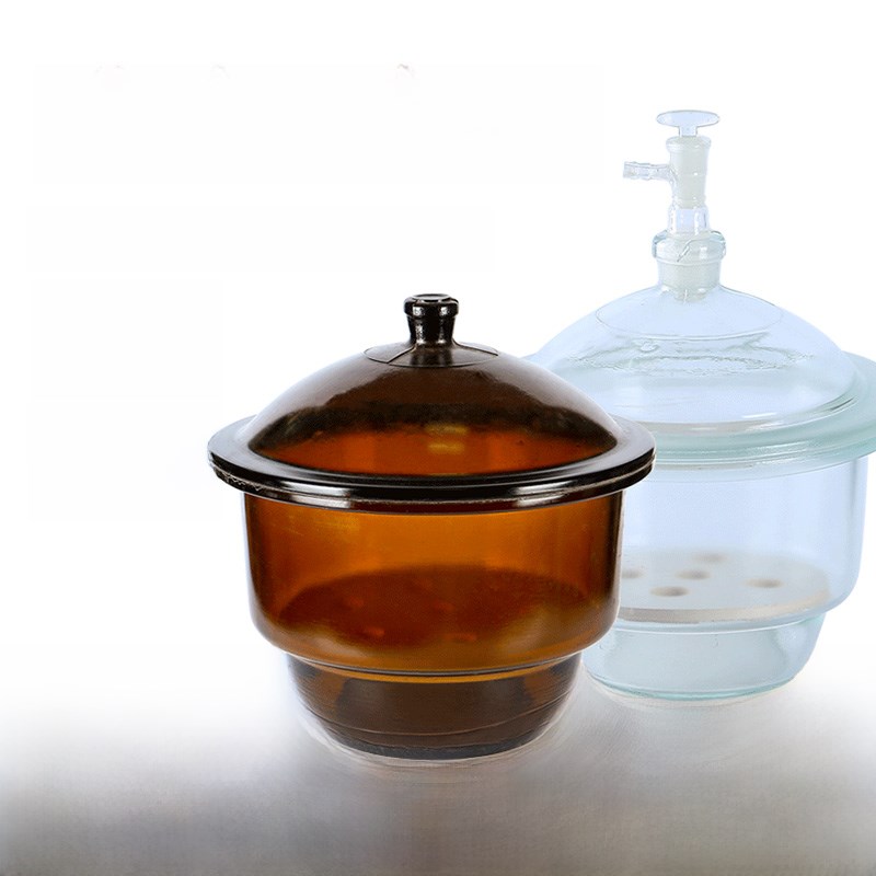 实验室玻a璃透明真空干燥器干燥皿150/180/210/240/300/400mm450m