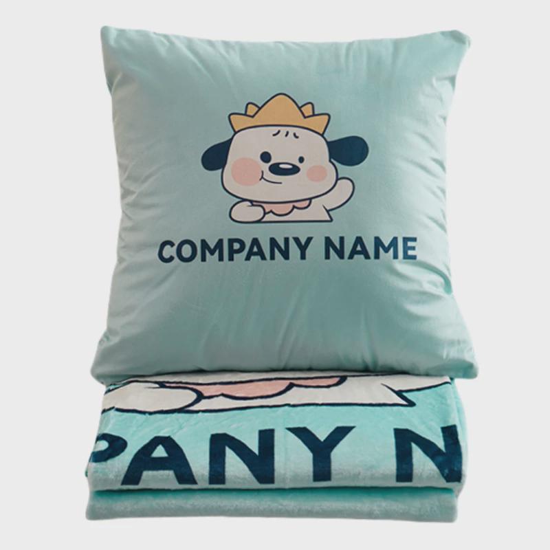 二合一抱枕被子两用枕头午睡毛毯午休车内高端空调毯车.用毯子车