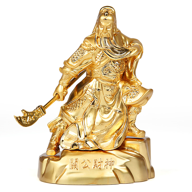 汽车摆件关公车饰关羽武财神创意高档男车上车内装饰Y品汽车用品