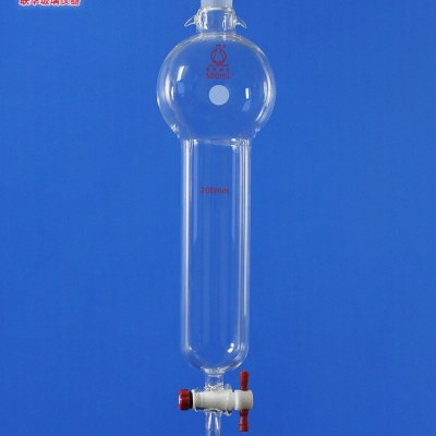 大规格类无砂芯储存球层析柱四氟节门联华玻璃仪器  LH-269