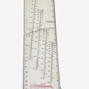 炮兵指挥尺2型1:5万2公里大炮兵指挥尺炮兵尺图上量算尺