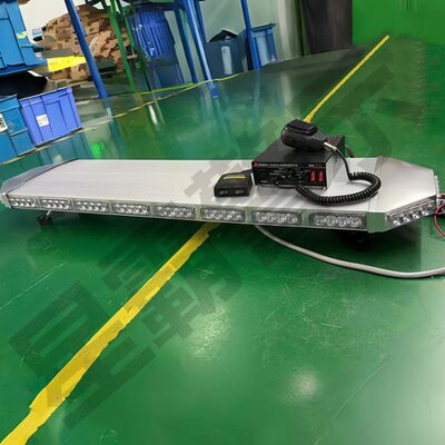 长排车顶灯12V24V双面吸顶爆闪灯大功率开道警示灯