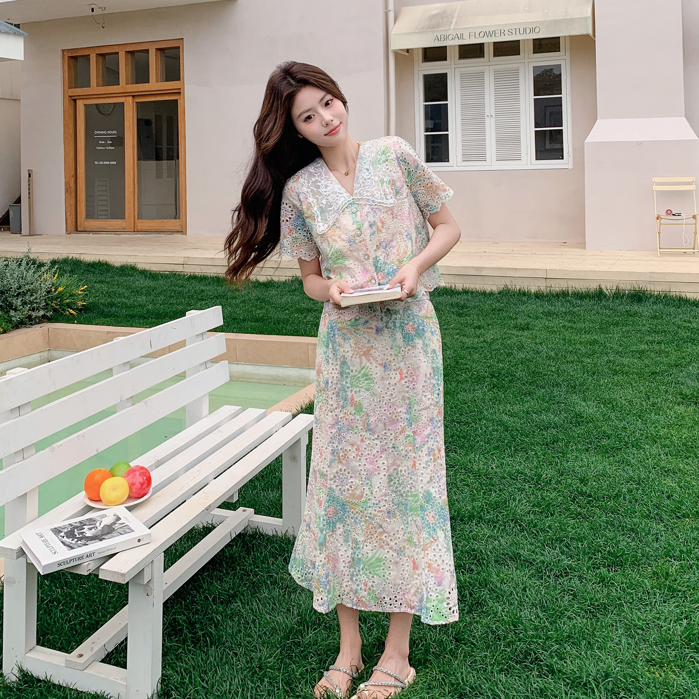 夏季新品-绿野仙踪显瘦蕾丝两件套裙装ZB187-1009-P155-K248,女装职业装,浙宝187