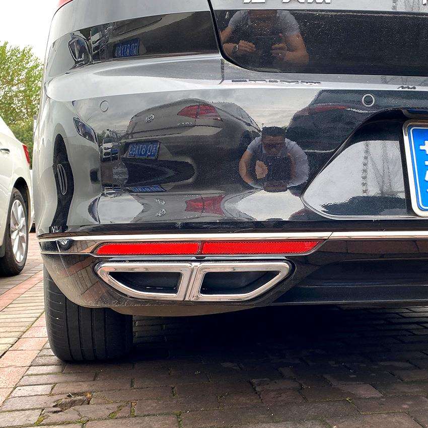 适用大众迈腾(海外帕萨特) Passat B8 四出尾喉框排气管改装