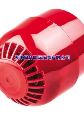 Klaxon PSS-0060 红色电子报警器,32音调, 110-230Vac