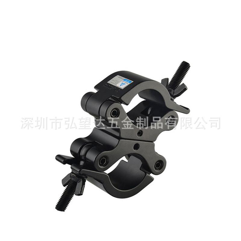 舞台灯钩双环扣射灯灯光挂钩360°旋转通用型灯钩安全灯钩桁架夹