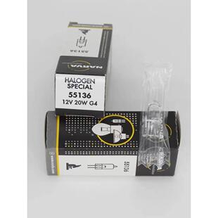 20W 德国进口NARVA 55136 12V 分光度计灯泡G4竖丝米泡 竖丝