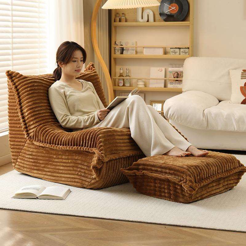 懒人沙发可躺可睡毛毛虫沙发阳台榻榻米网红卧室客厅单人休闲沙发