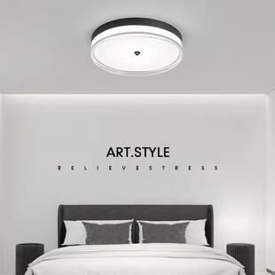 意式极简主卧室吸顶灯北欧现代简约设计师创意书房全光谱护眼灯具