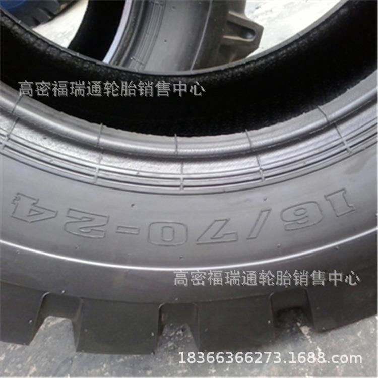16/70-24铲车装载机斜交充气工程轮胎16-70-24龙宫花纹耐磨轮胎