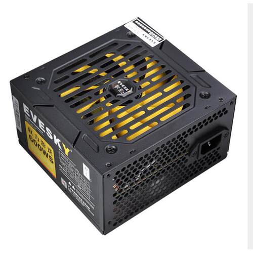 EVESKY积至电脑电源600WS 背线电脑主机电源额定300W显卡供电电源