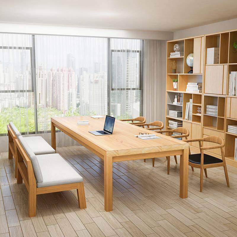 现代简约多人全实木办公桌椅组合休闲区坐垫沙发长条凳舒适洽谈桌,电子元器件市场,其它元器件,淘宝优惠券,粉丝福利购,淘宝优惠卷