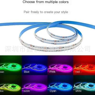 COB灯带低压灯条24V RGBCW840灯RGBCCT灯带五合一COB灯条智能灯带